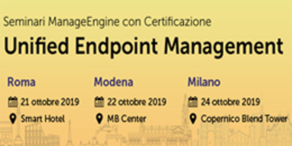 ManageEngine Seminario Unified Endpoint Management | Bludis
