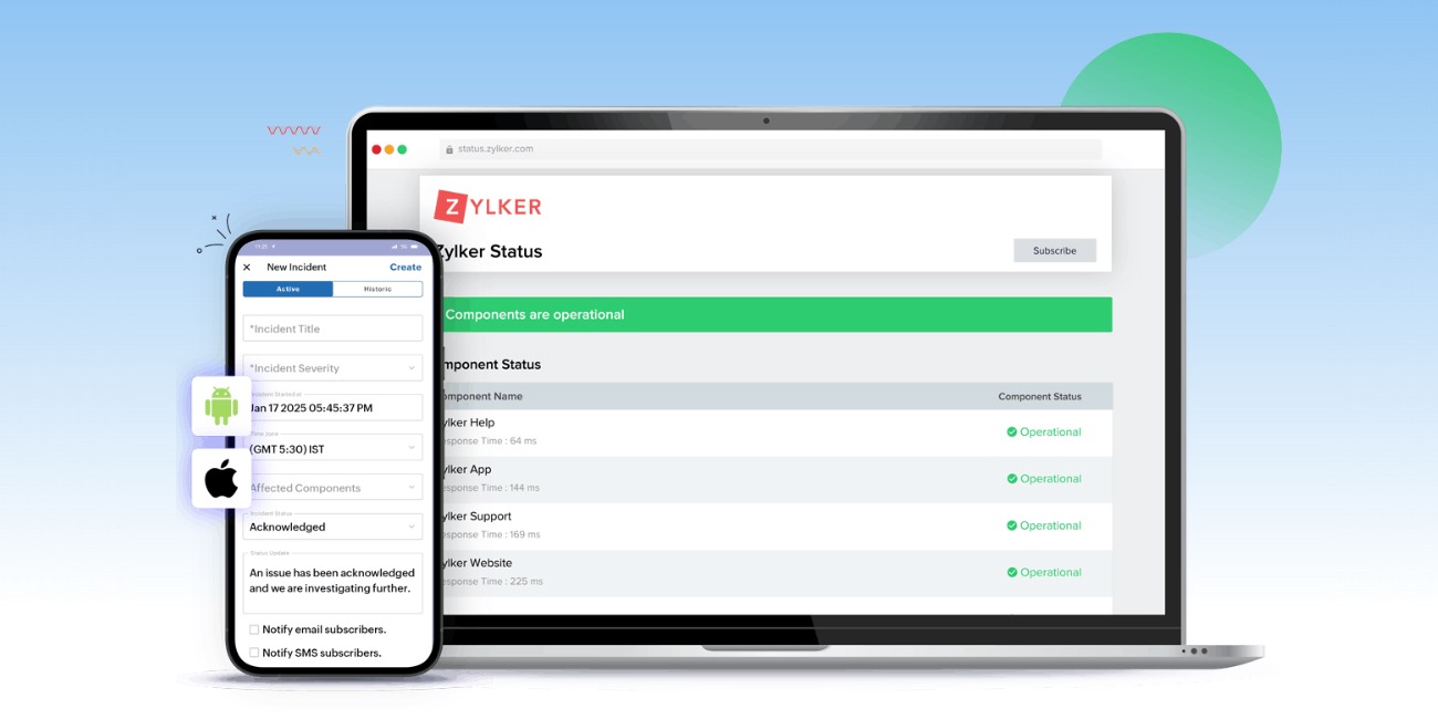 ManageEngine Site24x7 StatusIQ | Bludis