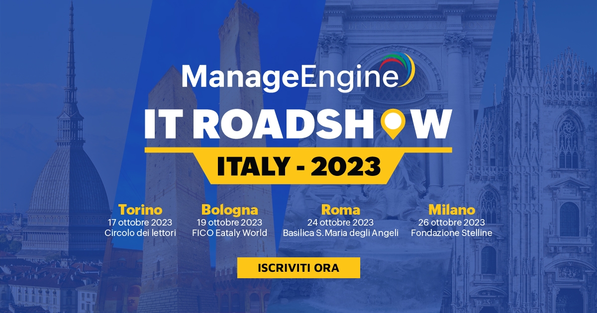 ManageEngine IT RoadShow 2023 | Bludis