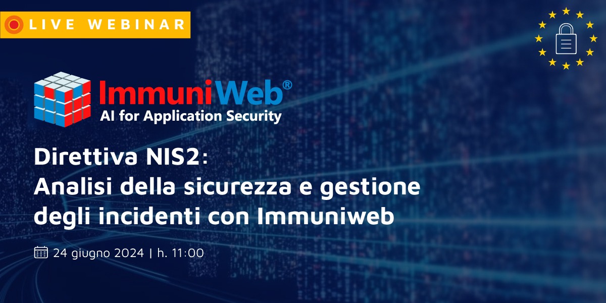ImmuniWeb | NIS2 | Bludis | Webinar