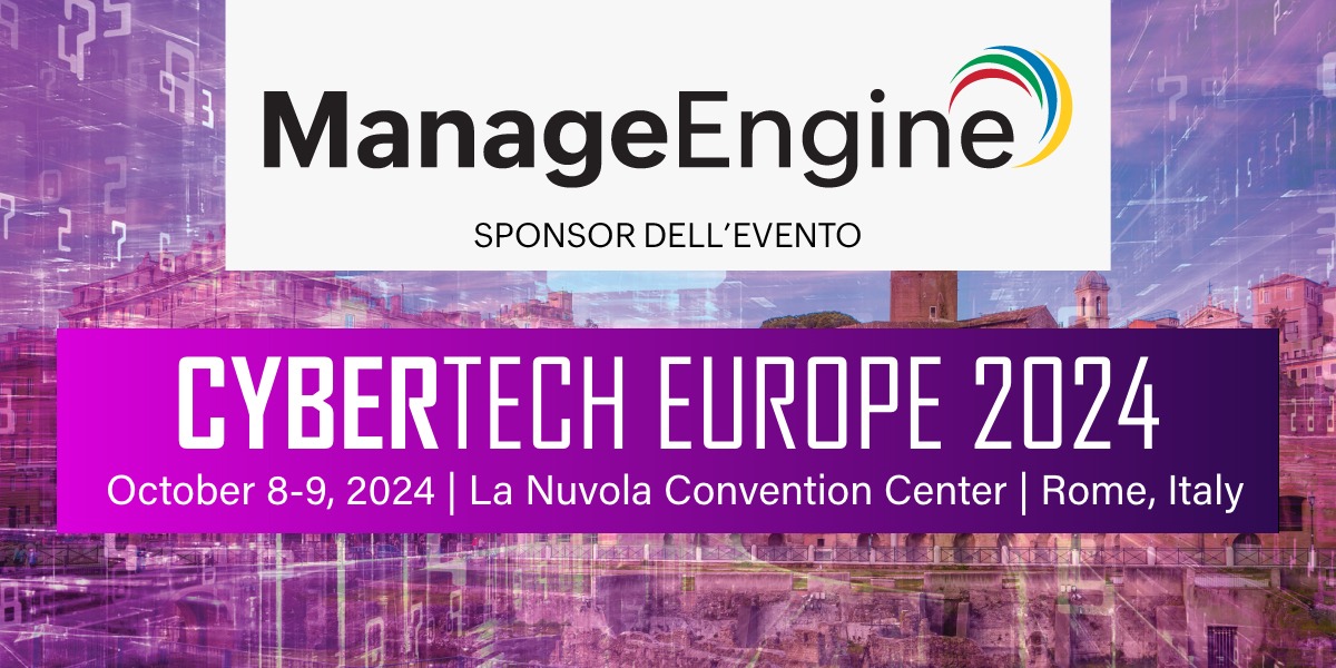 Cybertech Europe 2024 | ManageEngine | Bludis