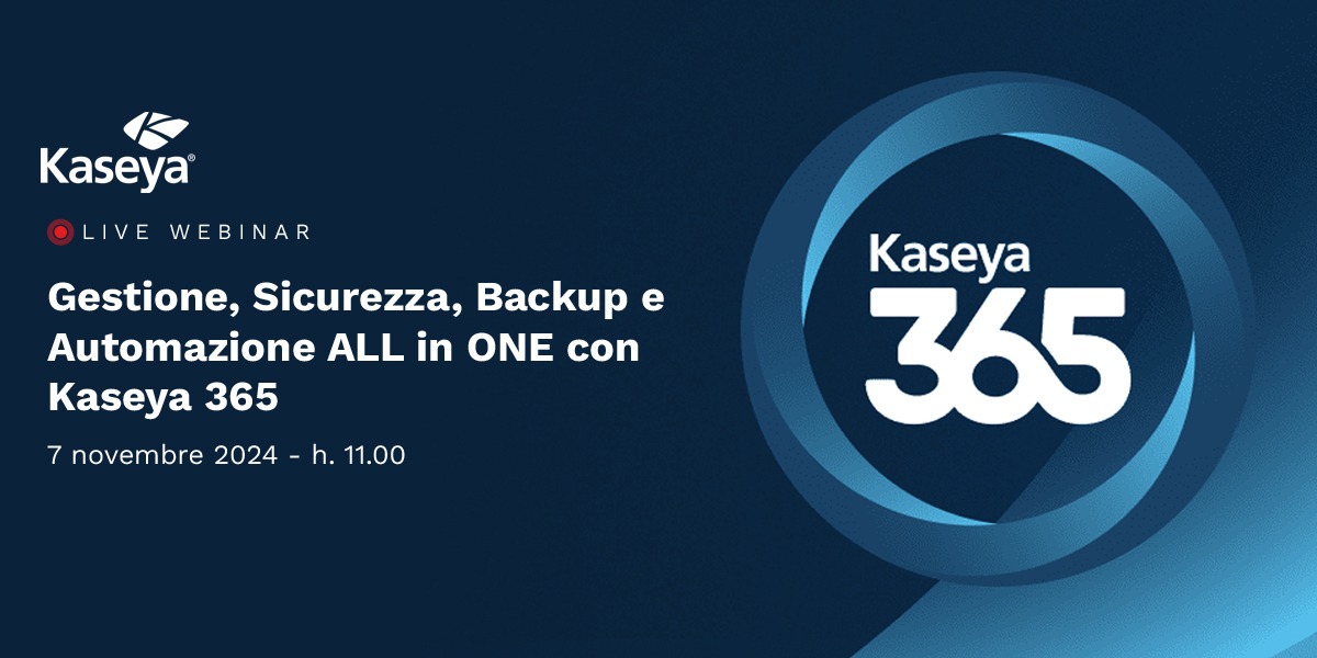 Kaseya 365 | Bludis | Webinar