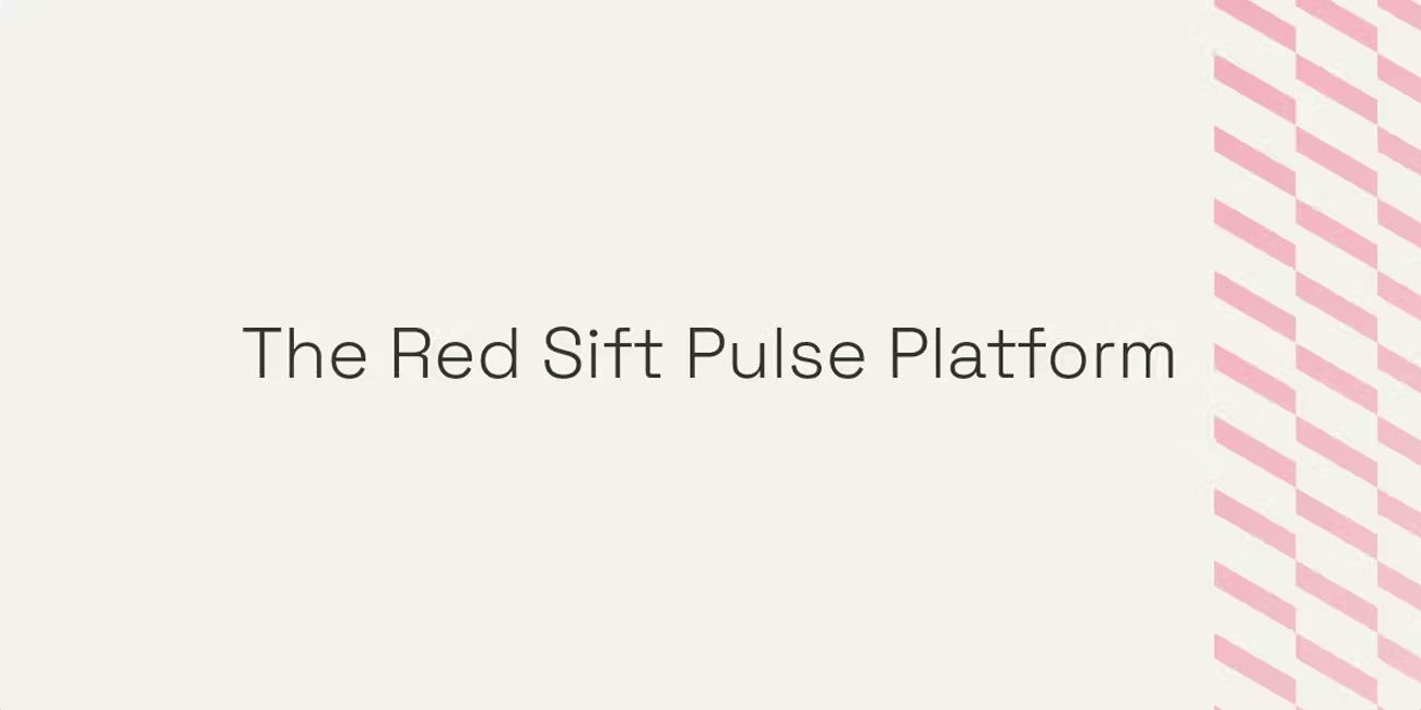 Red Sift Pulse Platform | Bludis