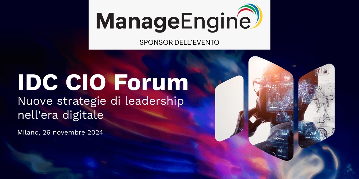 IDC CIO Forum | ManageEngine | Bludis