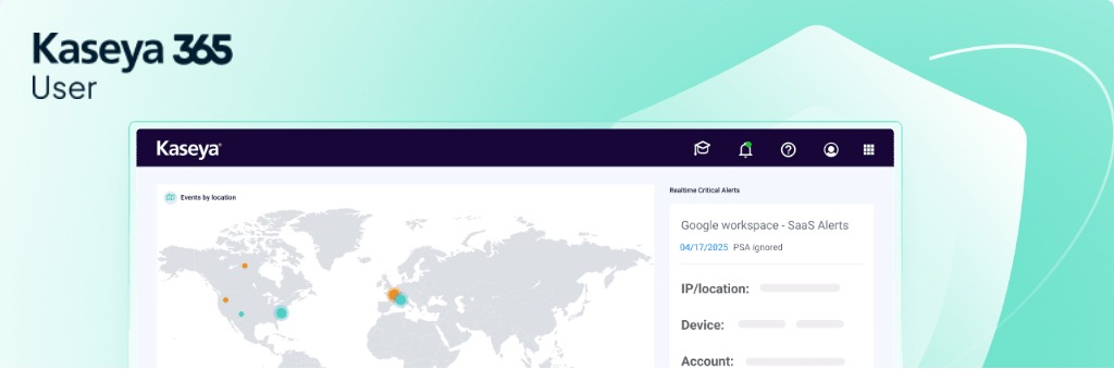 Kaseya 365 User | Cloud detection and response | Bludis