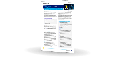 Arcserve OneXafe 4500 | Datasheet | Bludis