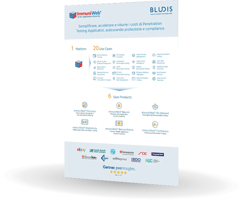 ImmuniWeb | Brochure | Bludis