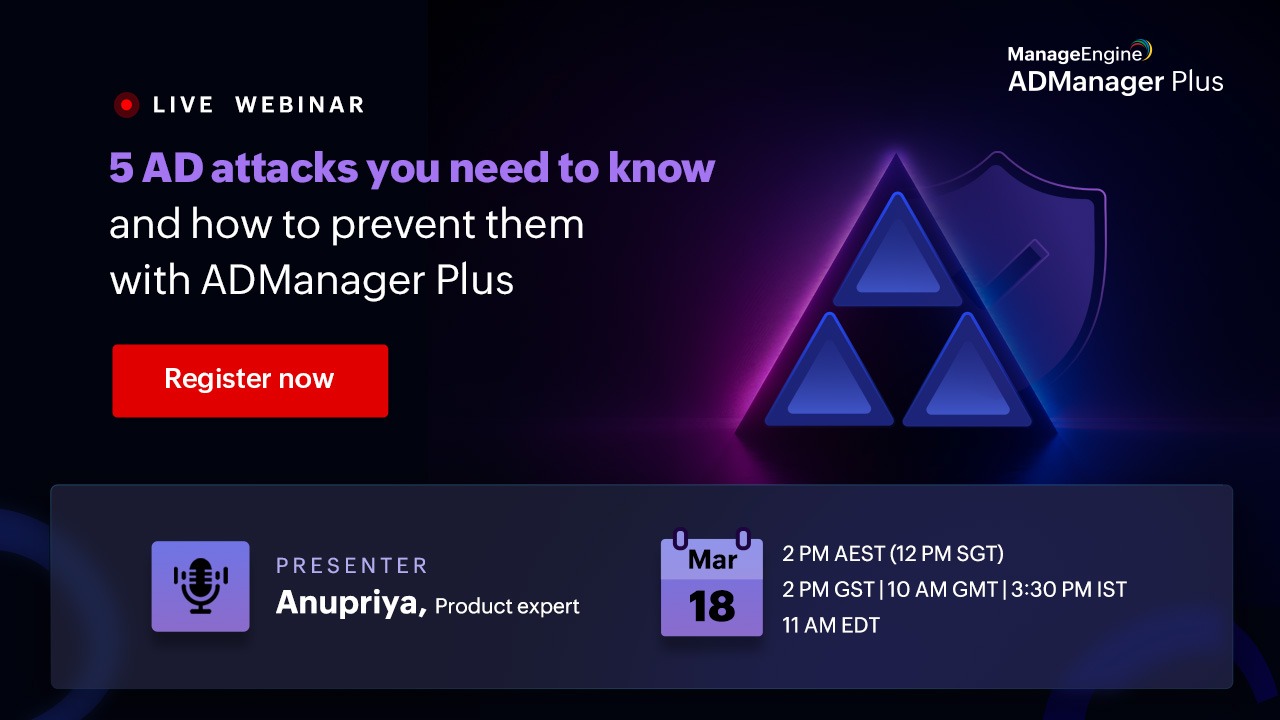 ManageEngine ADManager Plus | Bludis