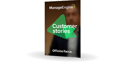 Case Study ManageEngine | Officine Facco | Bludis