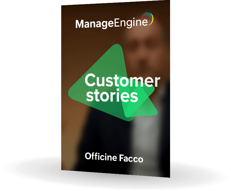 Case Study ManageEngine | Officine Facco | Bludis
