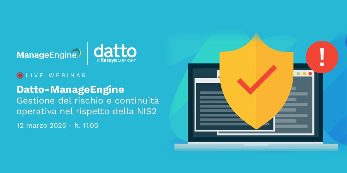 ManageEngine | Datto | Webinar | NIS2 | Bludis