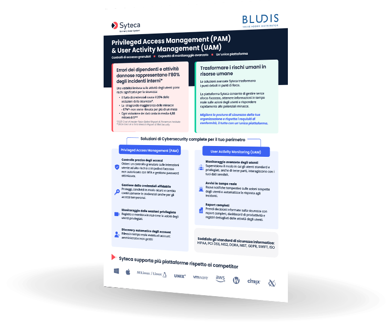 Syteca Platform OVerview | Bludis