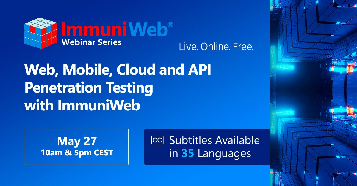 ImmuniWeb | Bludis | Webinar