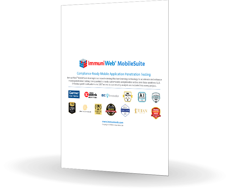 ImmuniWeb MobileSuite | Bludis