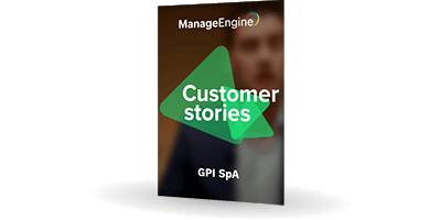 ManageEngine | GPI SpA | Case Study | Bludis