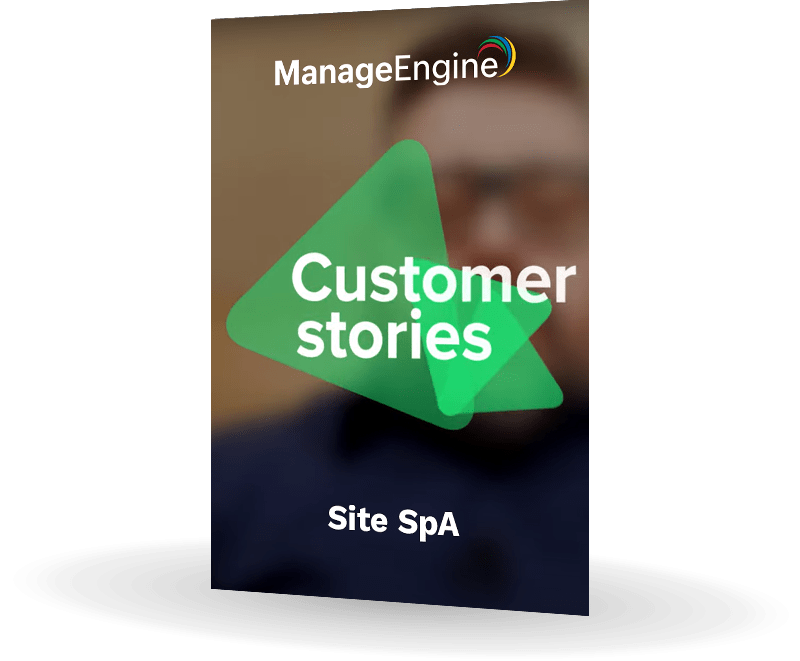 ManageEngine | Site SpA | Case Study | Bludis