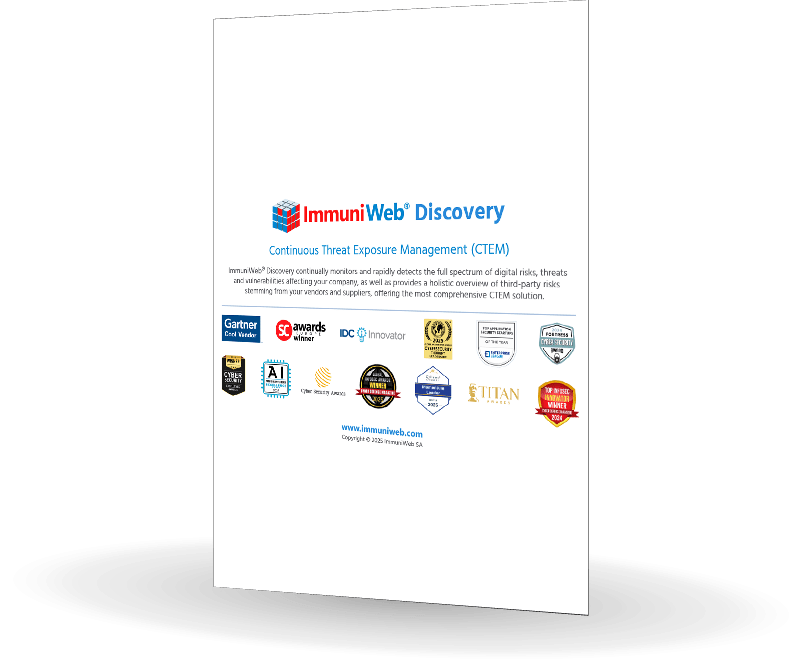 ImmuniWeb Discovery | Bludis