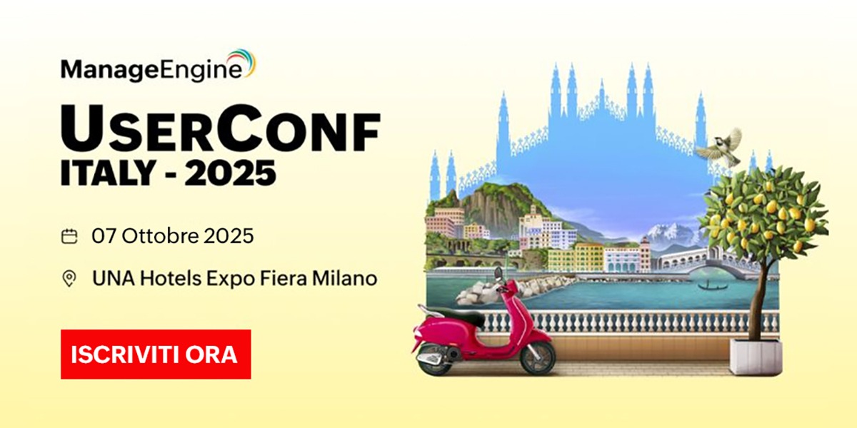 ManageEngine UserConf Italy | Bludis