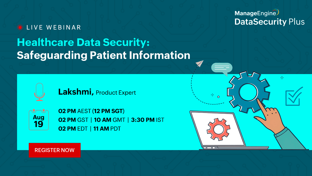 ManageEngine DataSecurity Plus | Webinar | Bludis