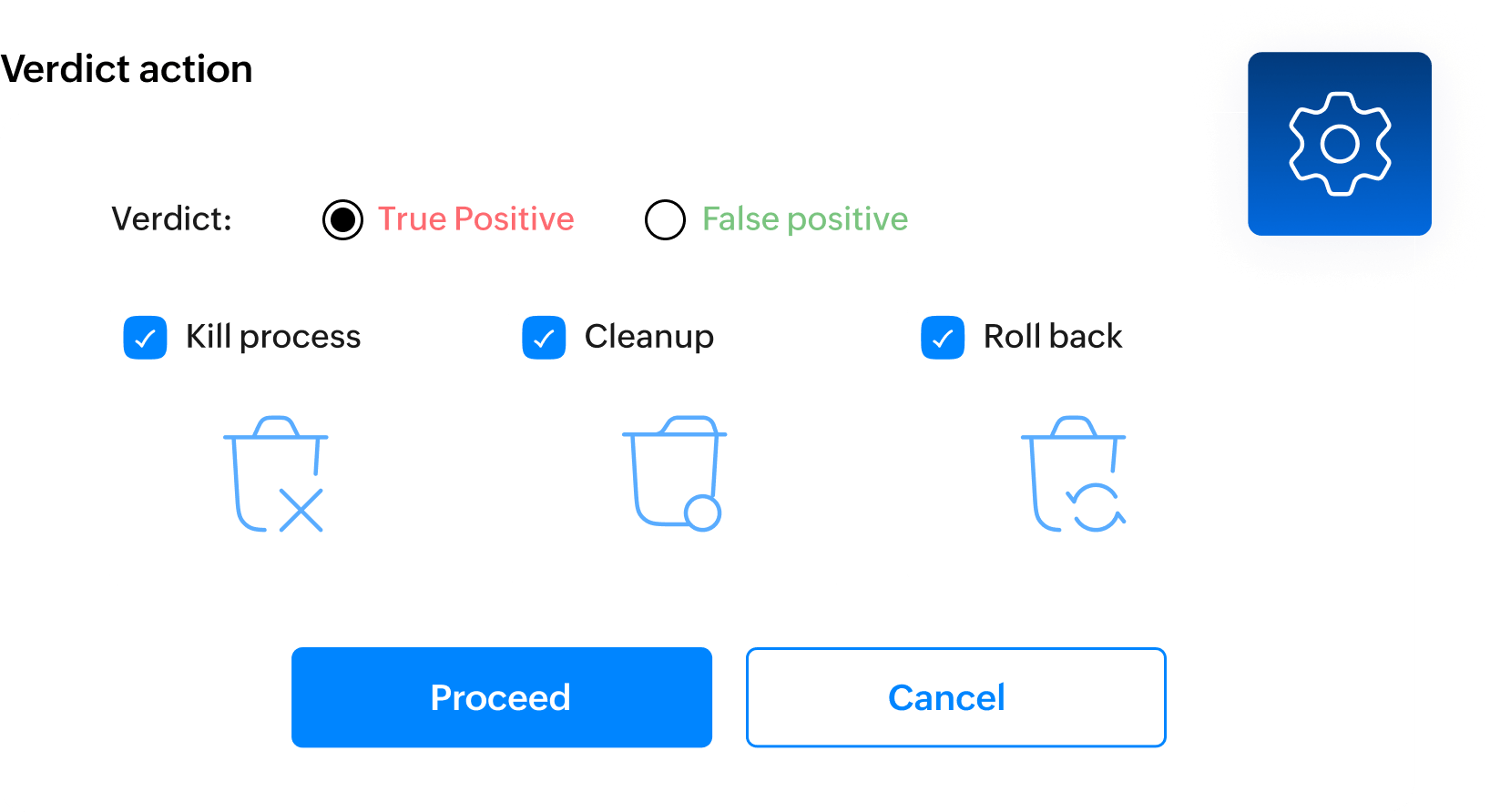Rollback e ripristino rapidi | ManageEngine Ransomware Protection Plus | Bludis