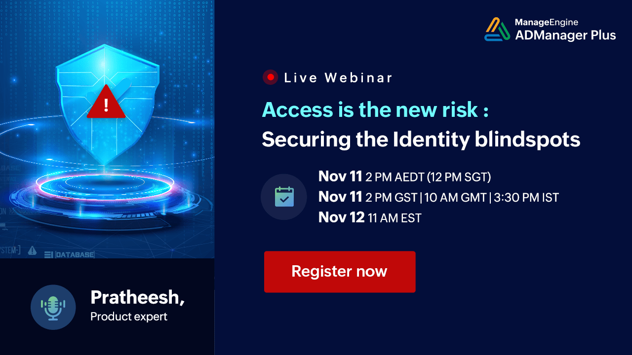 ManageEngine ADManager Plus | Bludis