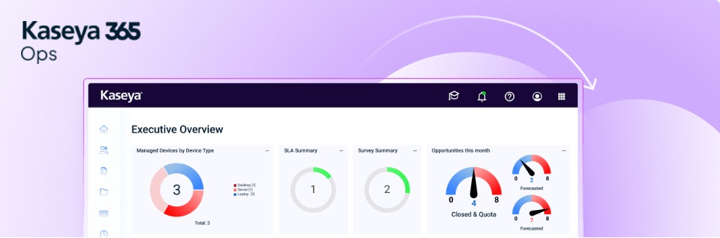 Kaseya 365 Ops | Professional services automation (PSA) | Bludis