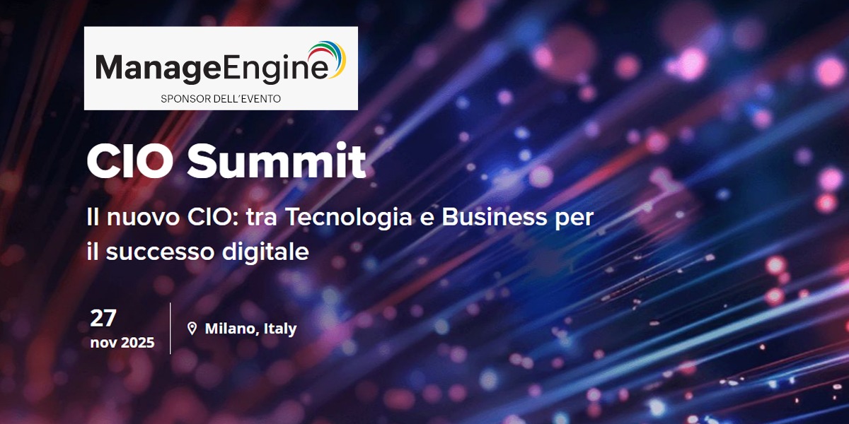 ManageEngine | IDC CIO Summit | Bludis