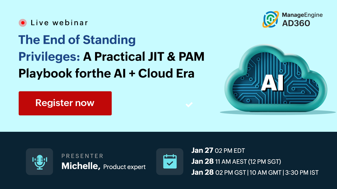 ManageEngine AD360 | Bludis | Webinar