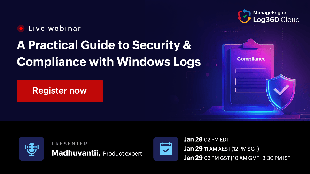 ManageEngine Log360 Cloud | Bludis | Webinar