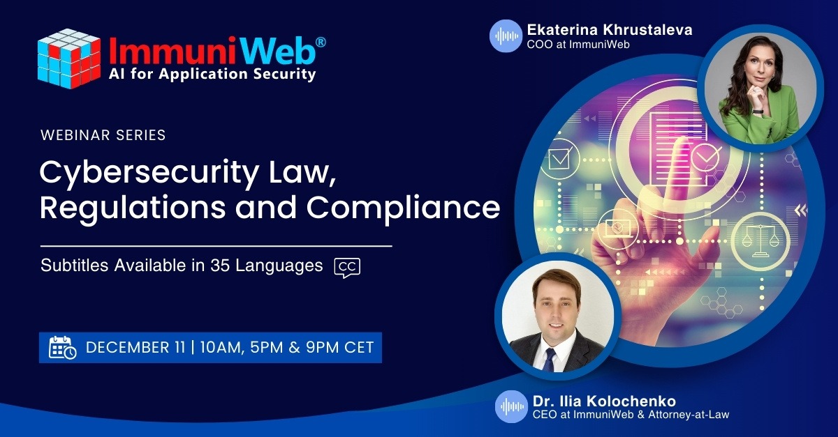 ImmuniWeb | Bludis | Webinar