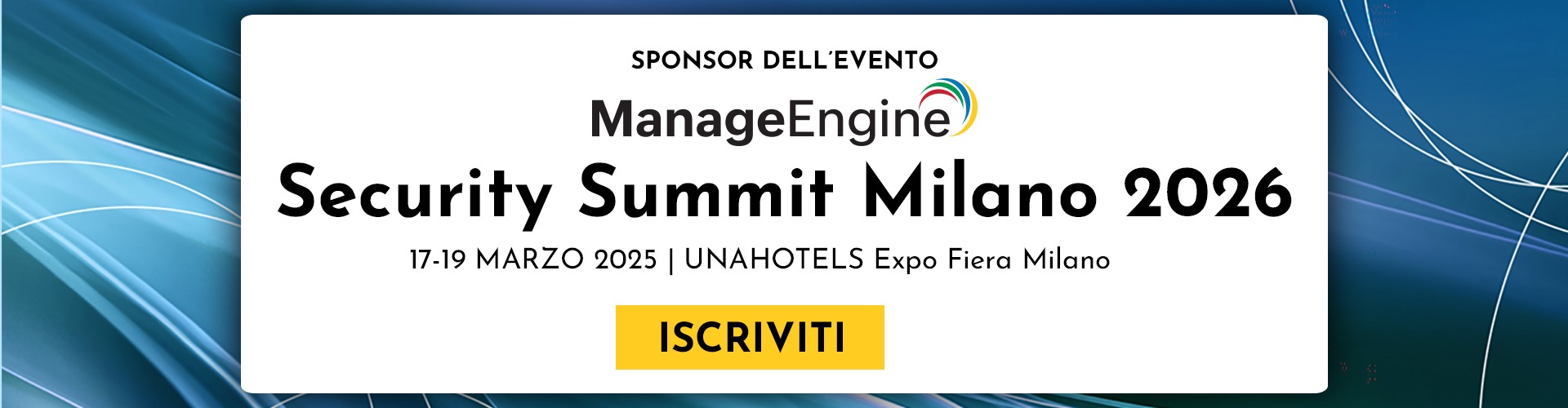 ManageEngine | Security Summit Milano 2026