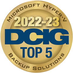 2022-23 DCIG TOP 5 Microsoft Hyper-V Backup Solutions